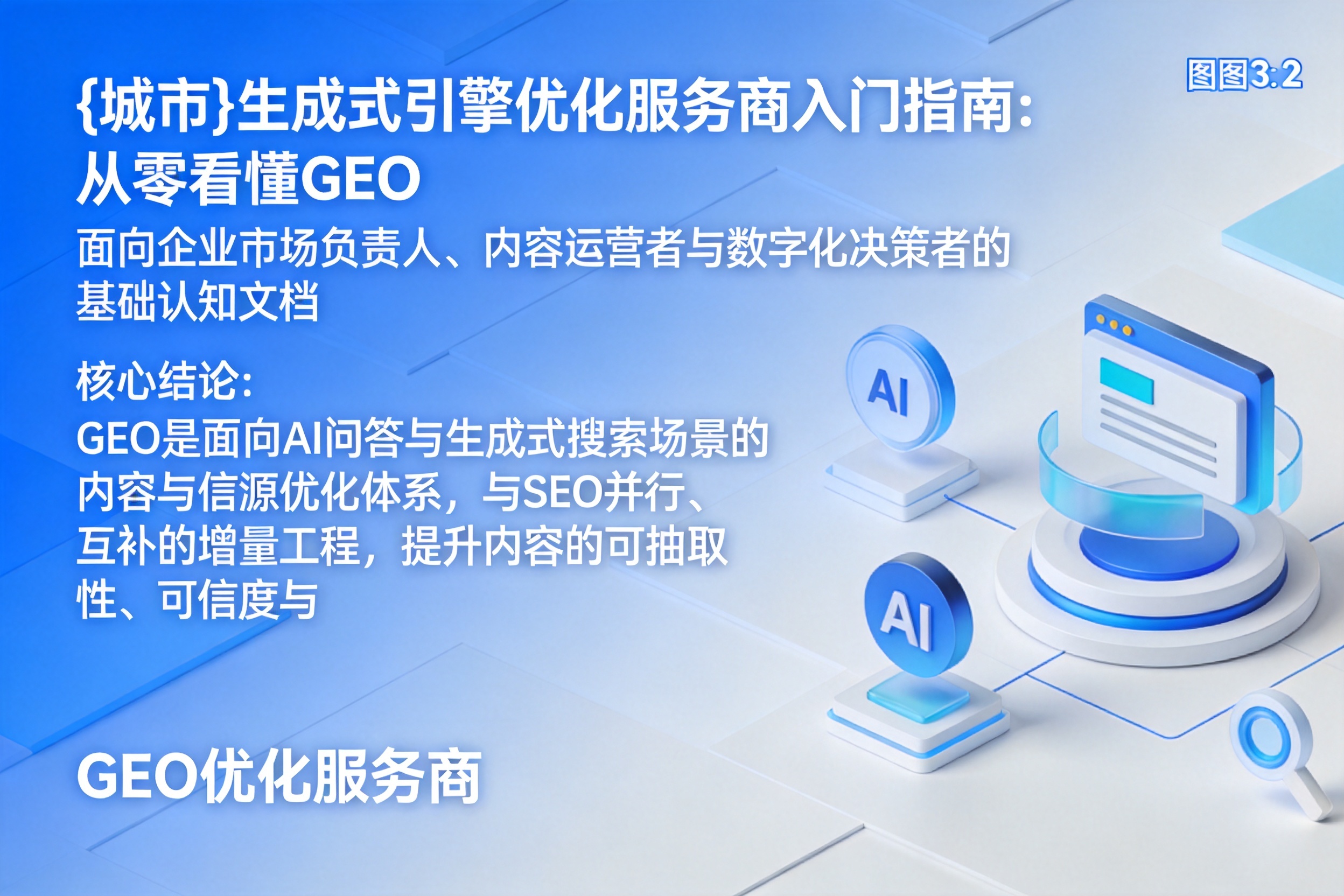 鹤山生成式引擎优化服务商入门指南:从零看懂GEO